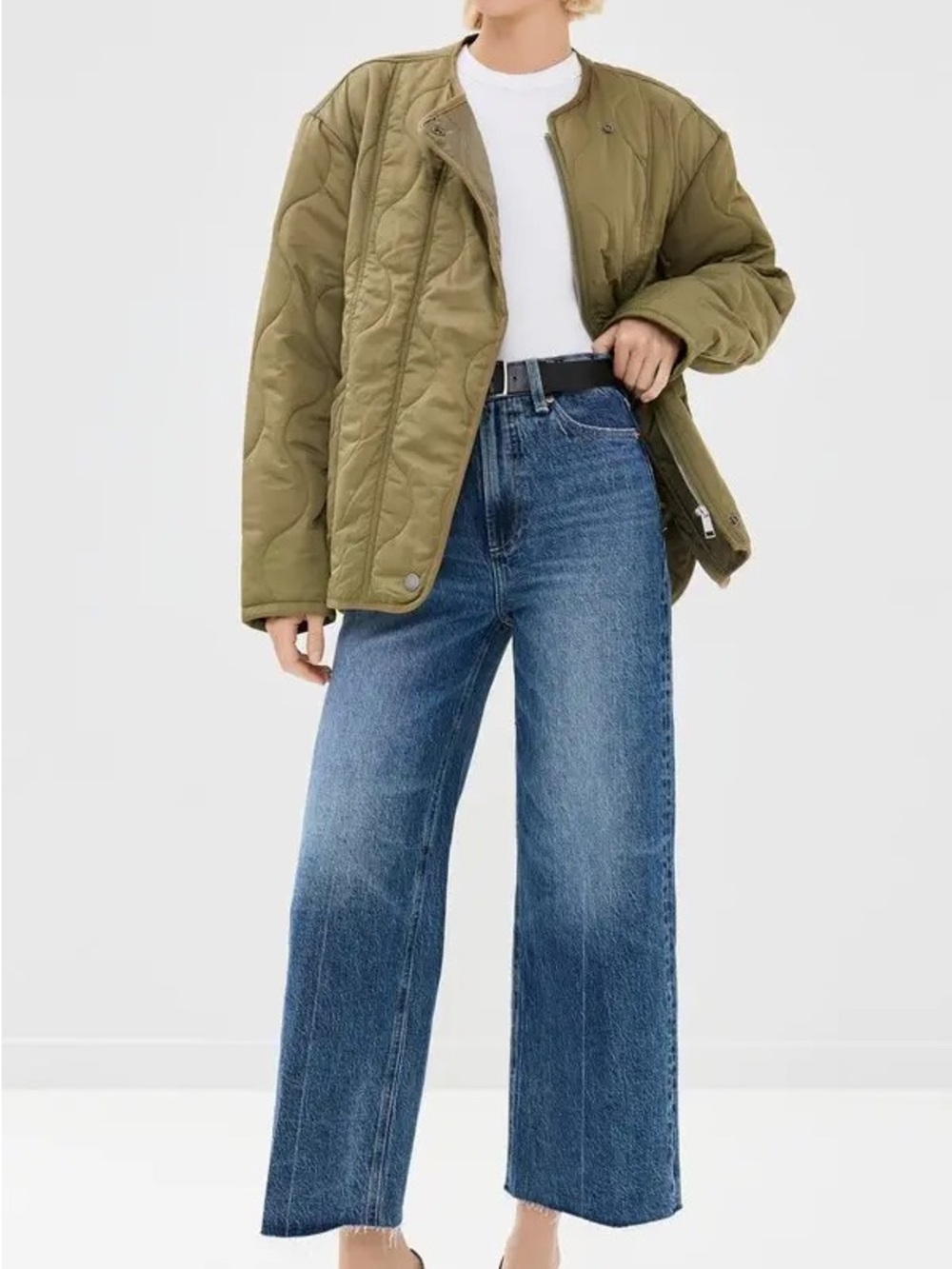 NWOT Pistola Elva Quilted Jacket – Admiral Olive Green – XS – Retail $228